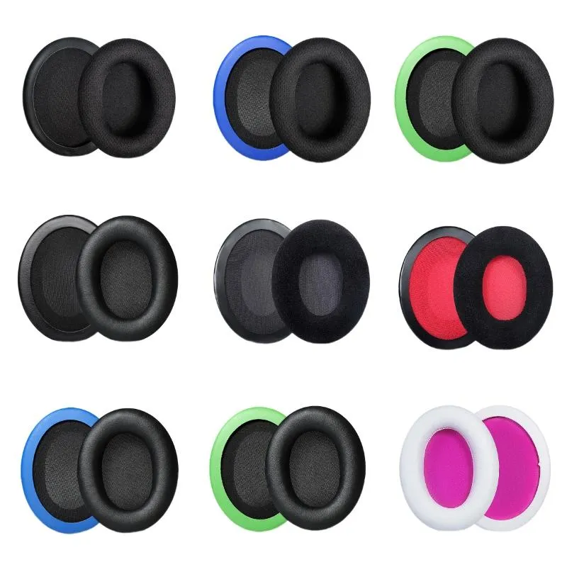 2-pack Headset Earmuffs for Kingston Hyperx Cloud Ii - Black Protein Skin