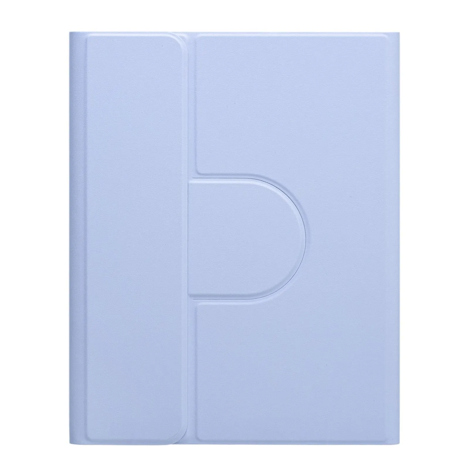 360 Degree Rotatable Bluetooth Keyboard Leather Case With Touchpad - Square Button