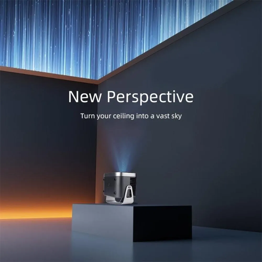 360 Degree Rotating Mini Android Projector | 150 Lumens | 1280X720P