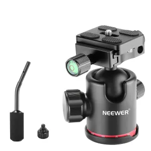 360 Panoramic Ball Head for Dslr Camera & Tripod Heavy Duty Handle Monopod & Slider Compatible