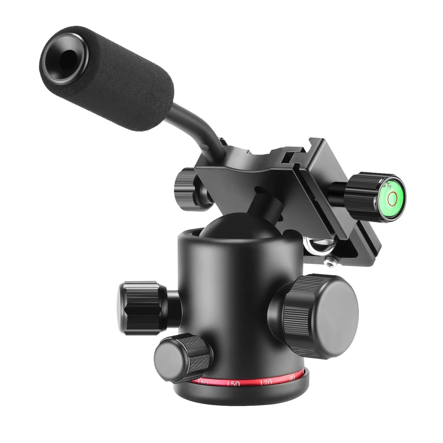 360 Panoramic Ball Head for Dslr Camera & Tripod Heavy Duty Handle Monopod & Slider Compatible