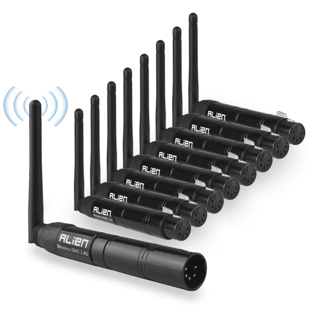 5 Pin Din 2.4g Dmx Wireless Dfi Controller Xlr Transmitter Receiver Dmx512 Signal for Stage Par Moving Head Laser Lights