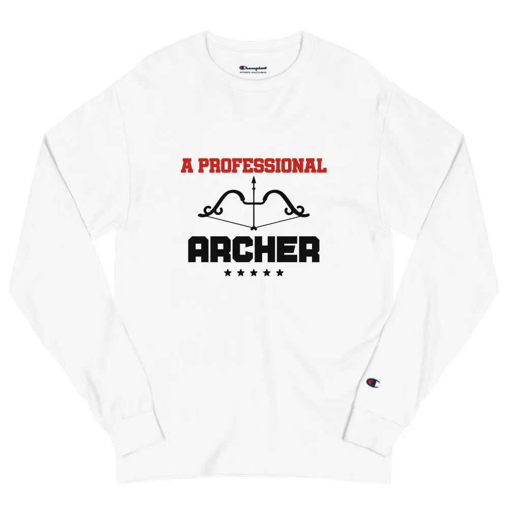 A PROFESSIONAL ARCHER - Men's Champion Long Sleeve Shirt