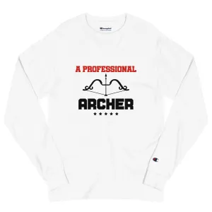 A PROFESSIONAL ARCHER - Men's Champion Long Sleeve Shirt