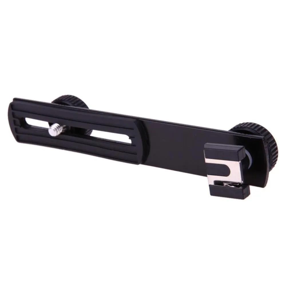 Black Metal Flash Bracket For Dslr Cameras