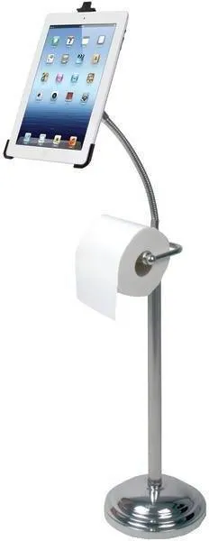CTA Digital PAD-TSB iPad with Retina display/iPad 3rd Gen/iPad 2 Pedestal Stand with Roll Holder