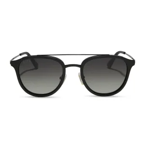 DIFF Camden Sunglasses - Polarized MATTE BLACK