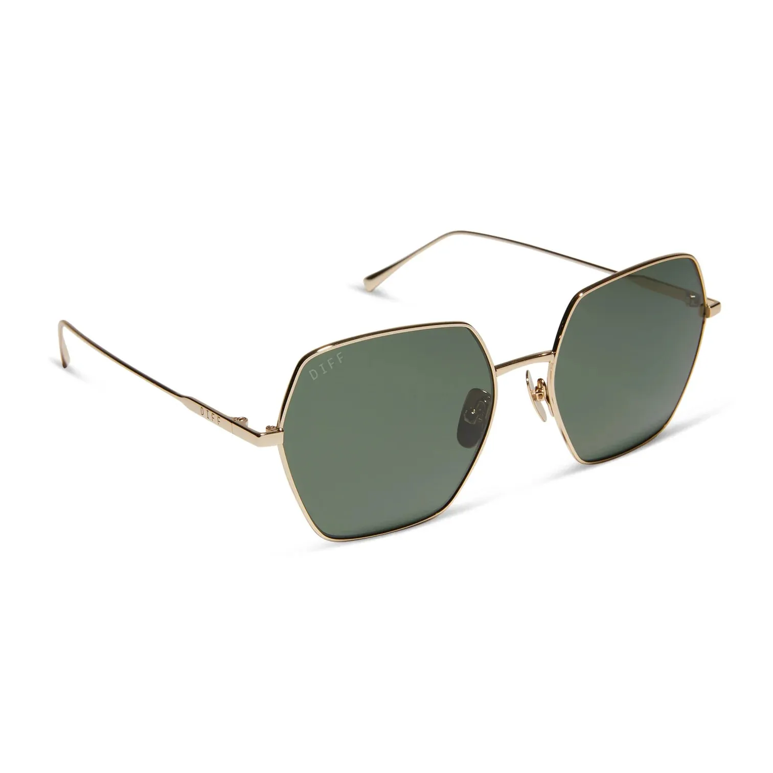 DIFF Harlowe Sunglasses - Polarized GOLD
