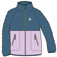 Fairbanks Full Zip Recycled Sherpa Fleece - Lilac Mist