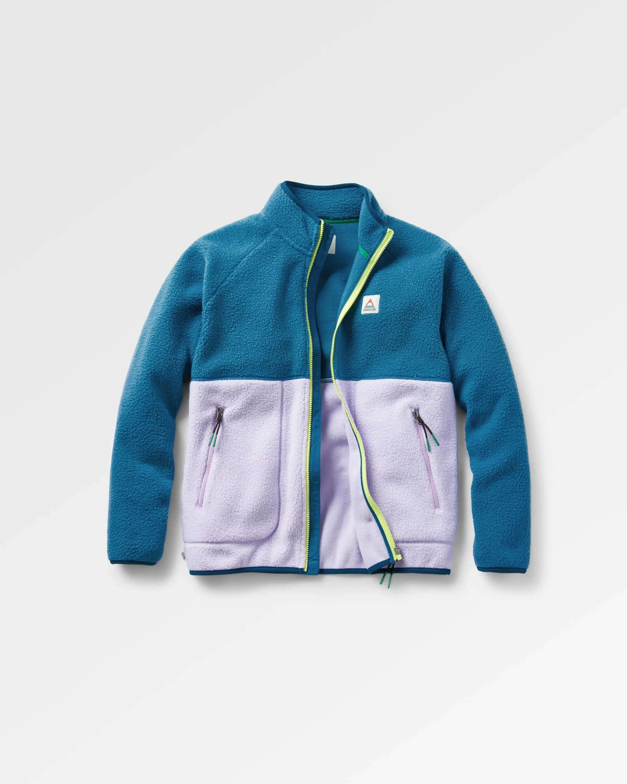 Fairbanks Full Zip Recycled Sherpa Fleece - Lilac Mist