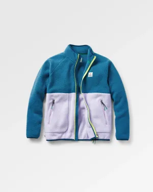 Fairbanks Full Zip Recycled Sherpa Fleece - Lilac Mist