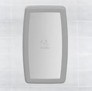 Koala Kare® KB301-05SS - Surface Vertical White Granite Baby Changing Station with Stainless Steel Veneer (Newest Generation)