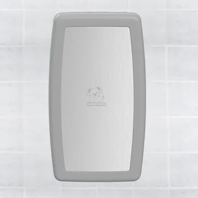 Koala Kare® KB301-05SS - Surface Vertical White Granite Baby Changing Station with Stainless Steel Veneer (Newest Generation)