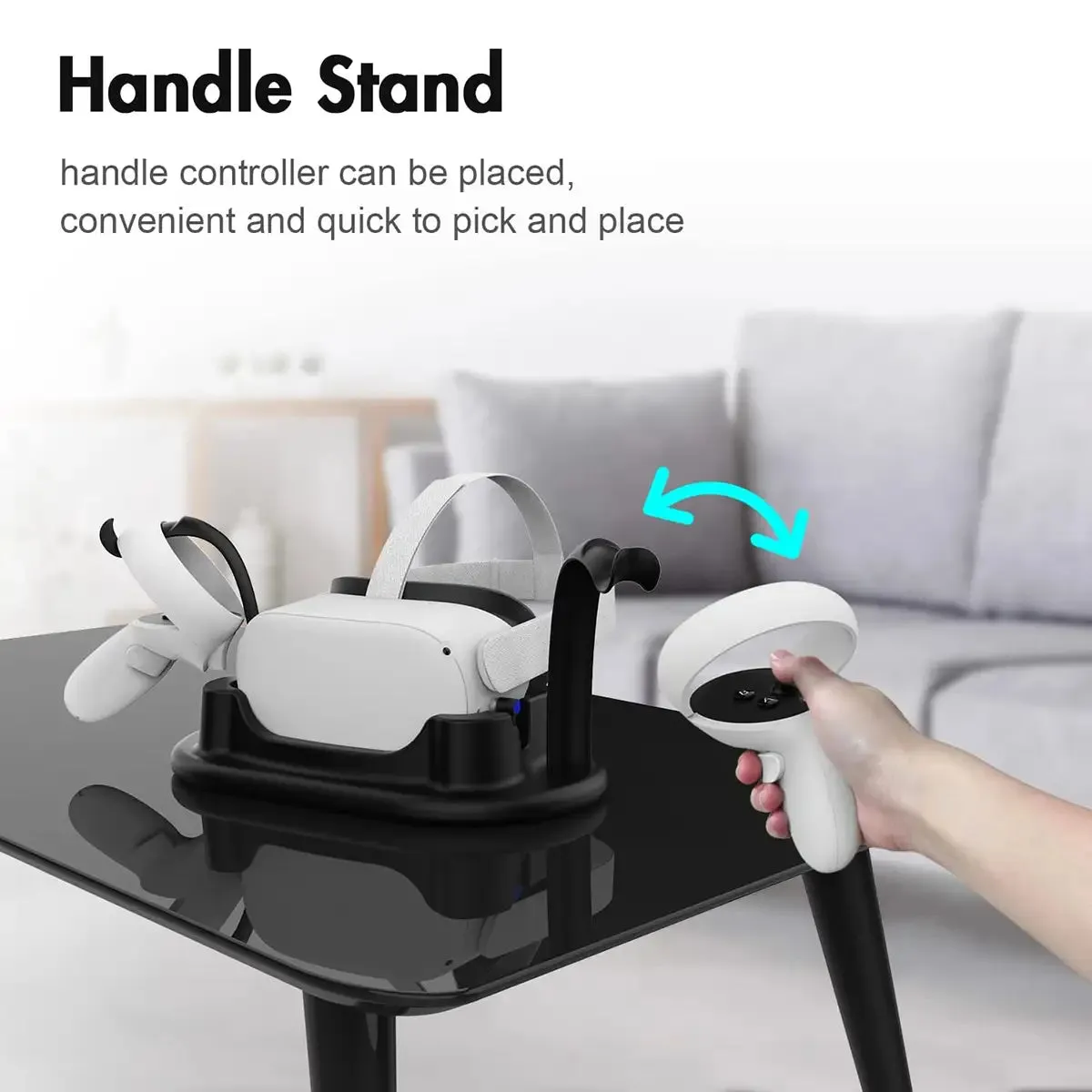 Magnetic Charging Dock - Black | for Quest 2
