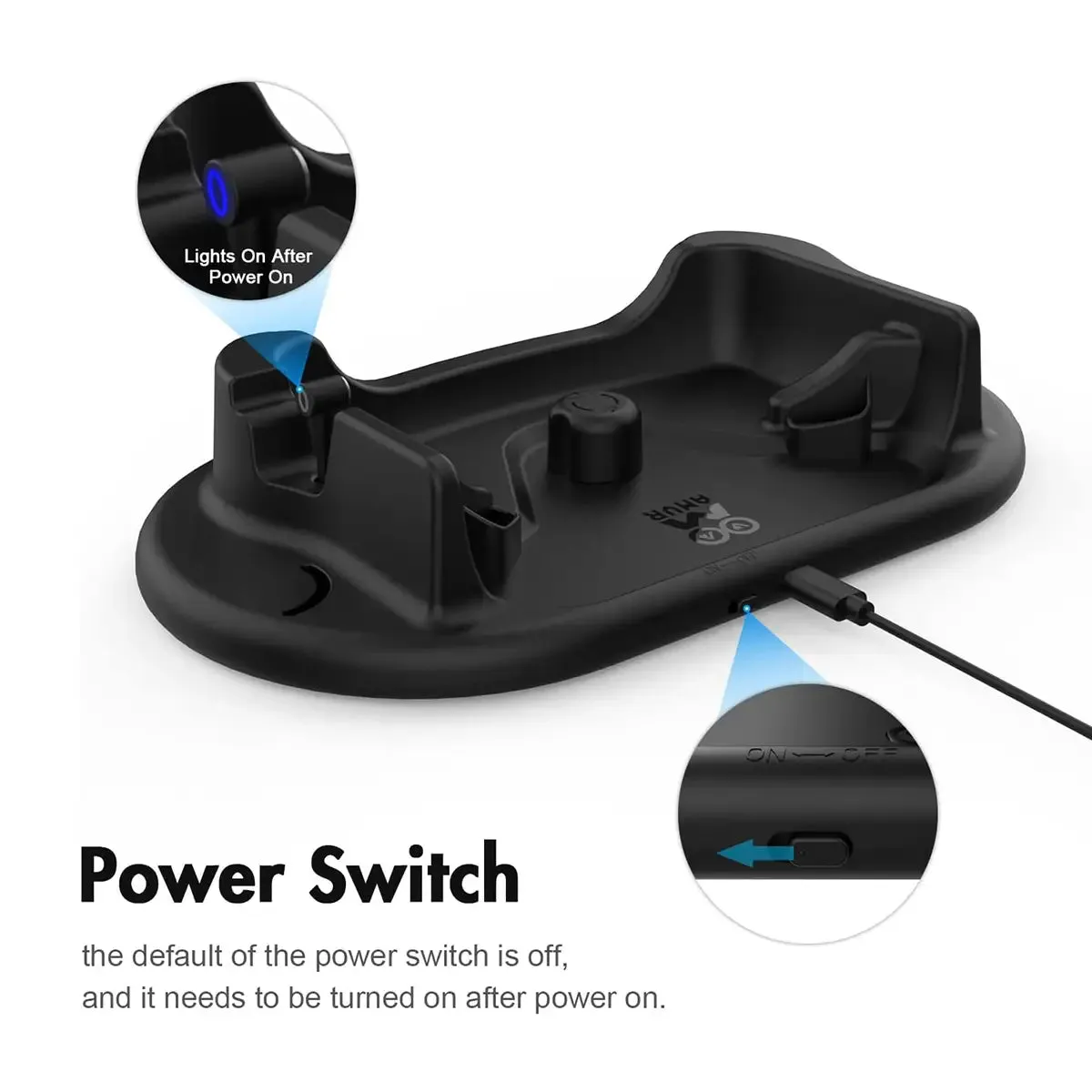 Magnetic Charging Dock - Black | for Quest 2