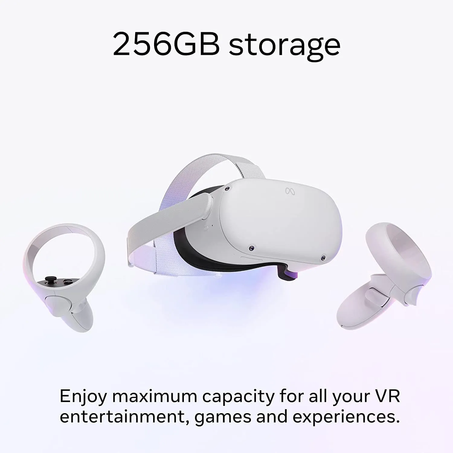 Meta Quest 2 VR Headset: 256GB   Free GOLF  & Space Pirate Trainer DX!
