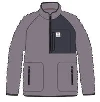 Offgrid 2.0 1/2 Zip Recycled Sherpa Fleece - Dusty Lilac