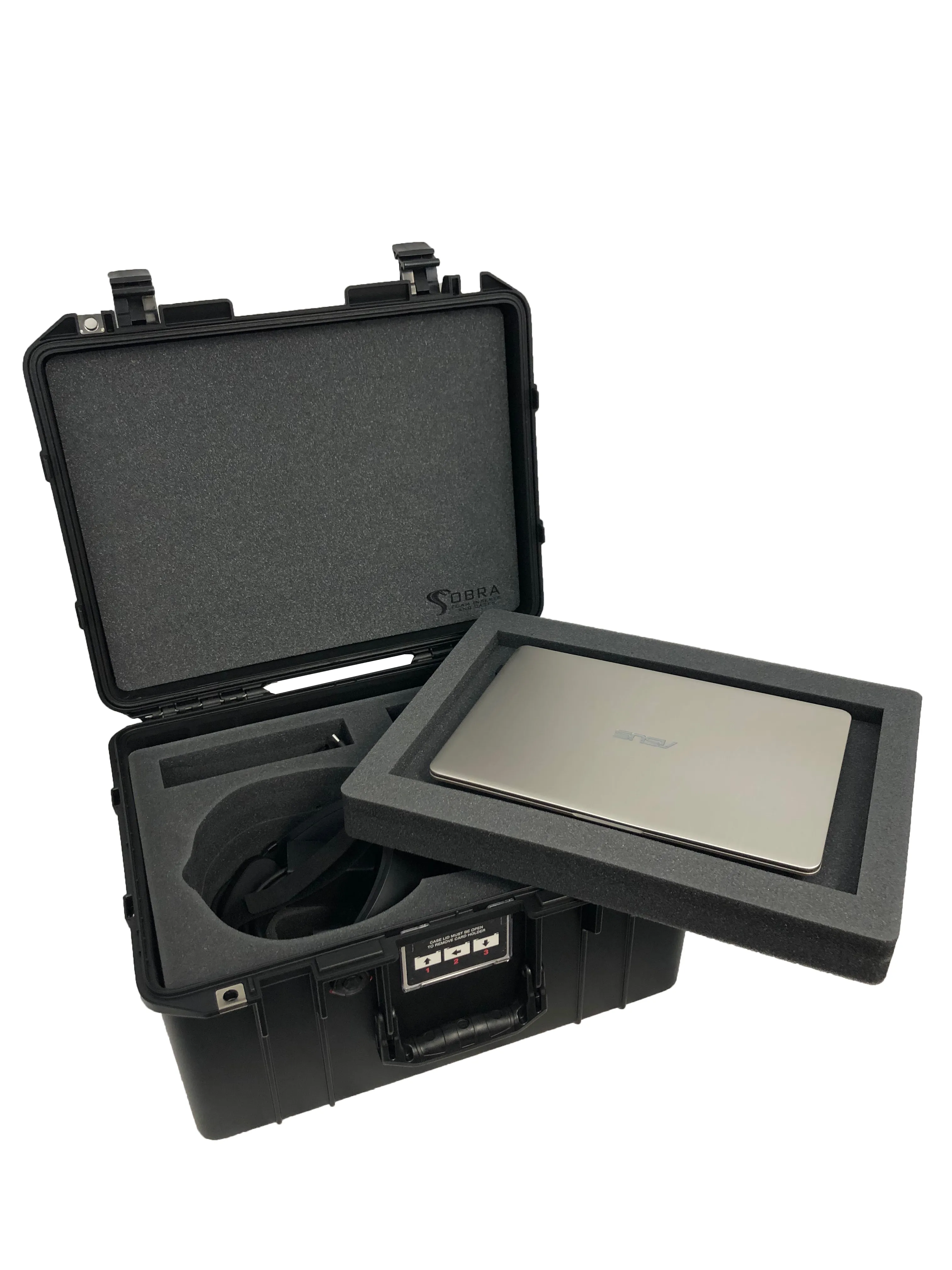 Pelican Air Case 1557 With Insert For Oculus Rift S & Laptop (CASE & FOAM)