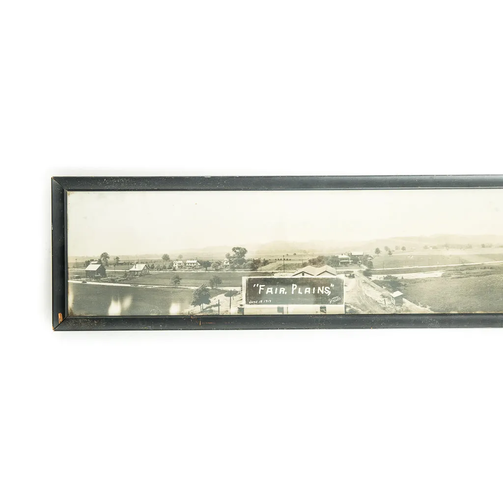 "Fair, Plains" 1919 Panoramic Frame