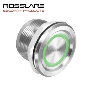 Rosslare - PX-34W - Piezoelectric Switch - LED Ring - 5-30 VDC - IP68 - White