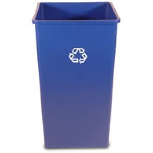 RUBBERMAID SQ RECYCLING CONTAINER 50 BLUE