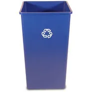 RUBBERMAID SQ RECYCLING CONTAINER 50 BLUE