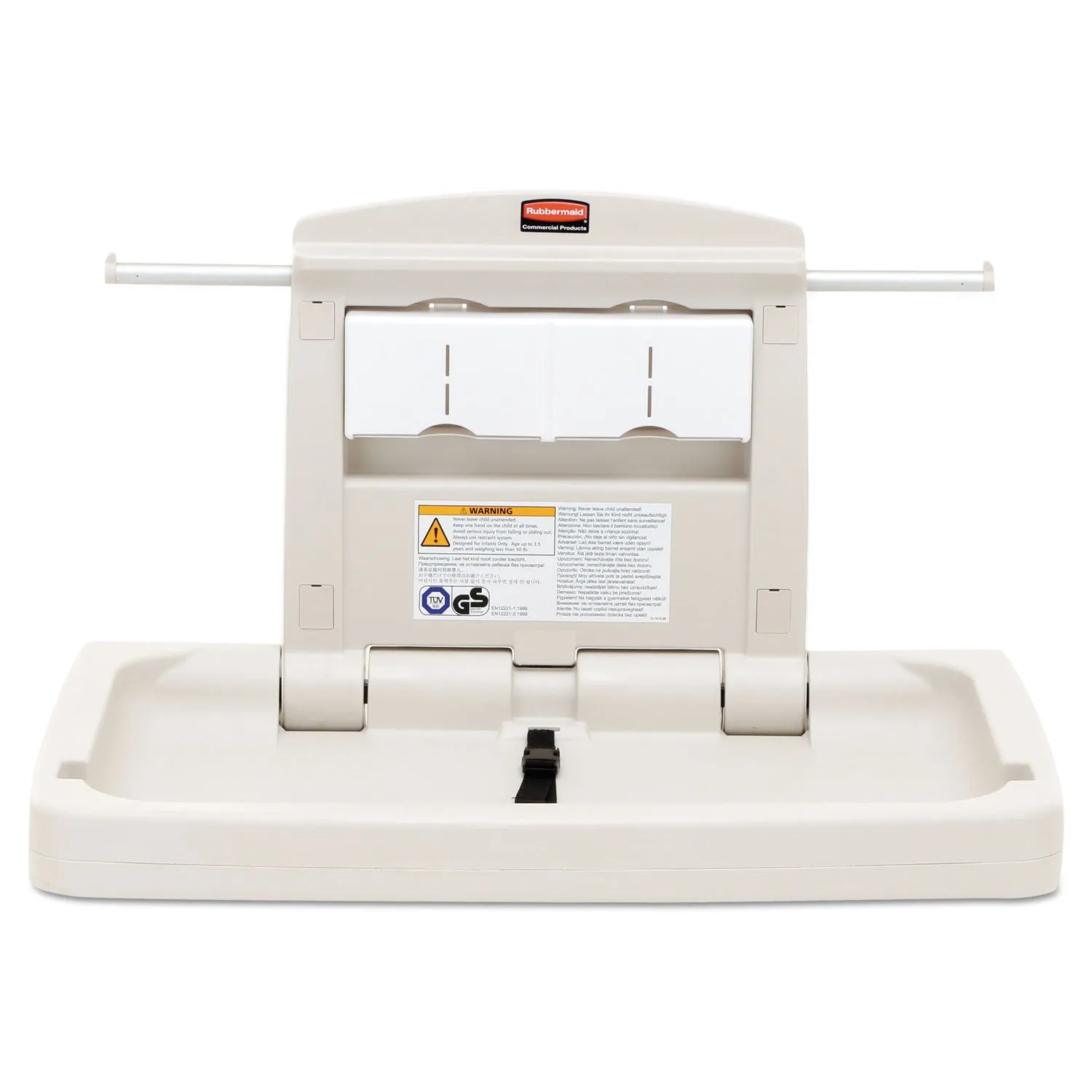 Rubbermaid Sturdy Station 2 Baby Changing Table, 33.5 X 21.5, Platinum - RCP781888