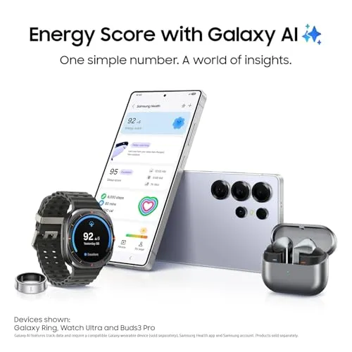 SAMSUNG Galaxy S25 Ultra Cell Phone, 512GB AI Smartphone, Unlocked Android, AI Camera, Fast Processor, Long Battery Life, 2025, US 1 Yr Manufacturer Warranty, Titanium Black