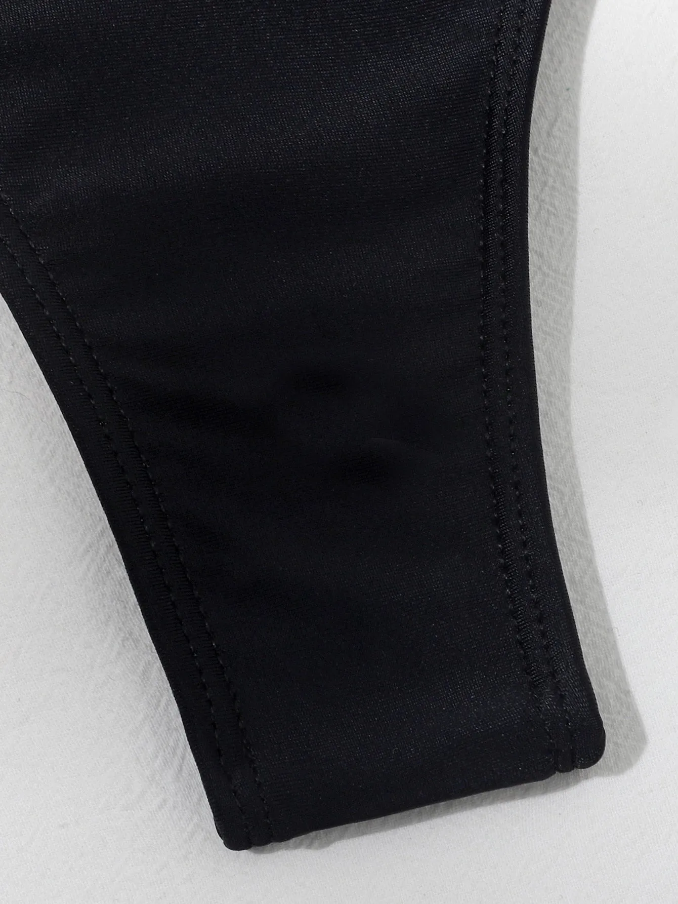Sexy Black Two Piece Mesh Long Sleeve