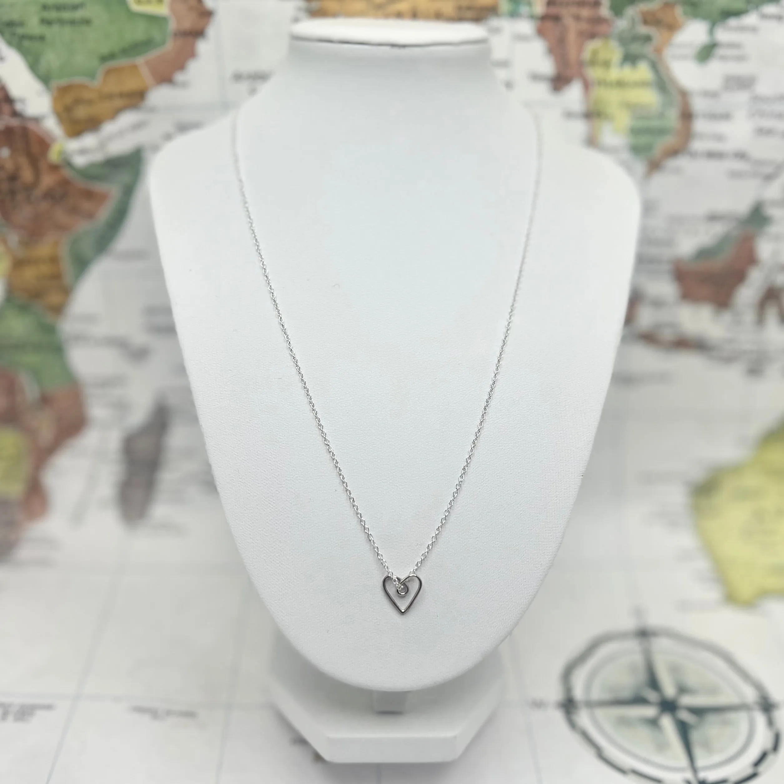 Sweetie Heart Sterling Silver Necklace - India